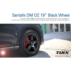 TUIX OZ 19 WHEEL BLACK SET HYUNDAI SANTA FE DM 2012-15
